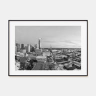 Oklahoma City Landscape B&W Poster