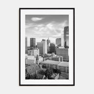 Oklahoma City Photo B&W Poster
