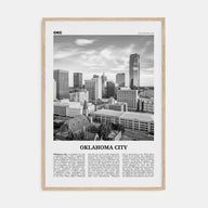 Oklahoma City Travel B&W No 1 Poster