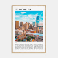 Oklahoma City Travel Color No 1 Poster