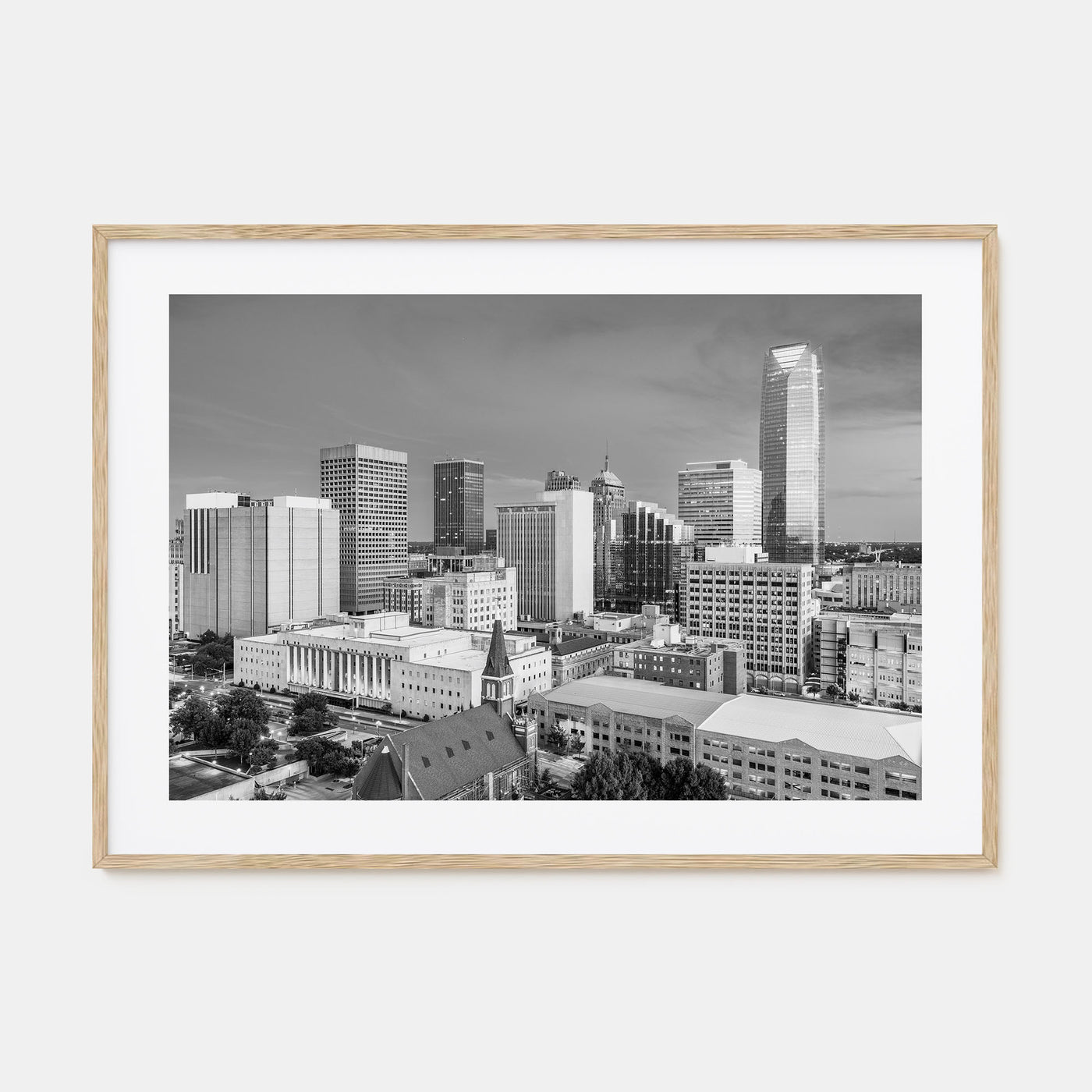 Oklahoma Landscape B&W Poster