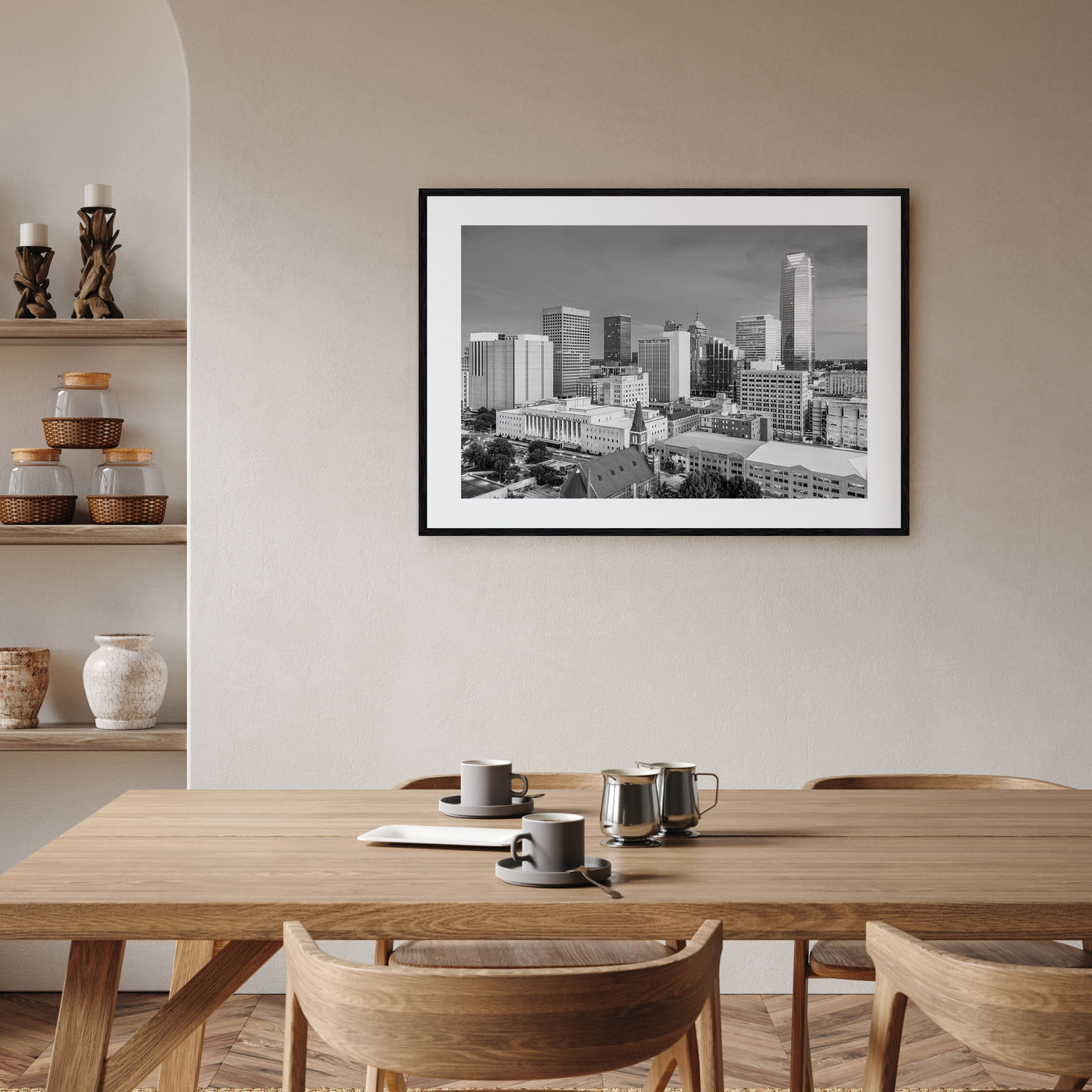 Oklahoma Landscape B&W Poster