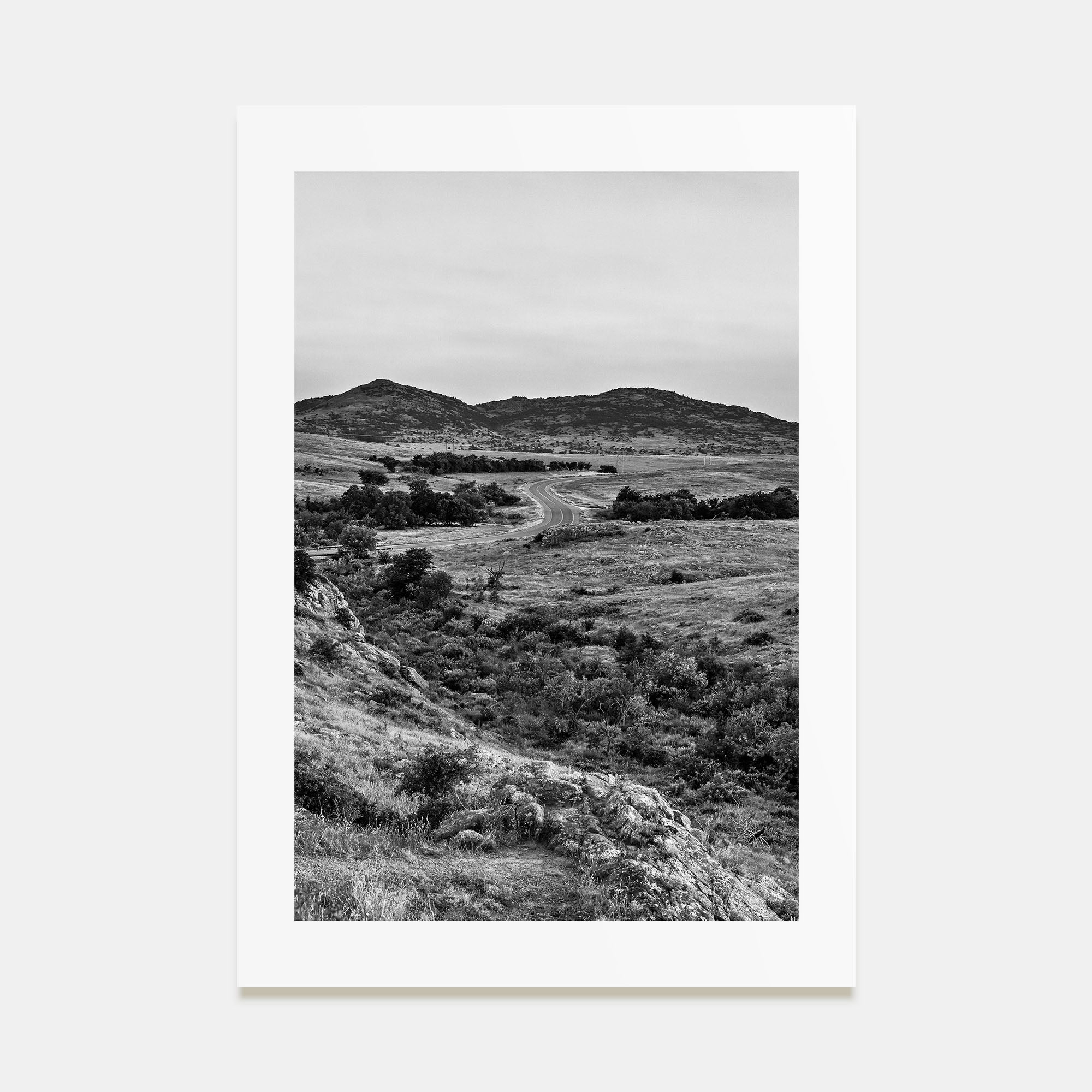 Oklahoma Photo B&W No 1 Poster