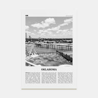 Oklahoma Travel B&W No 1 Poster