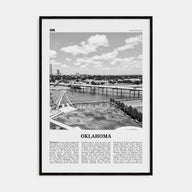 Oklahoma Travel B&W No 1 Poster