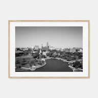Omaha Landscape B&W Poster