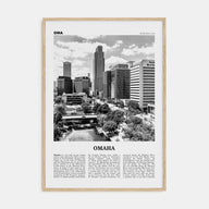 Omaha Travel B&W No 1 Poster