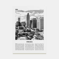 Omaha Travel B&W No 1 Poster