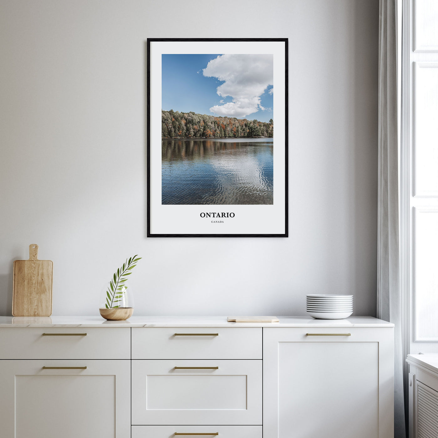 Ontario Portrait Color Poster