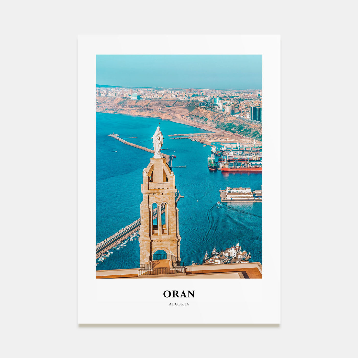 Oran Portrait Color Poster