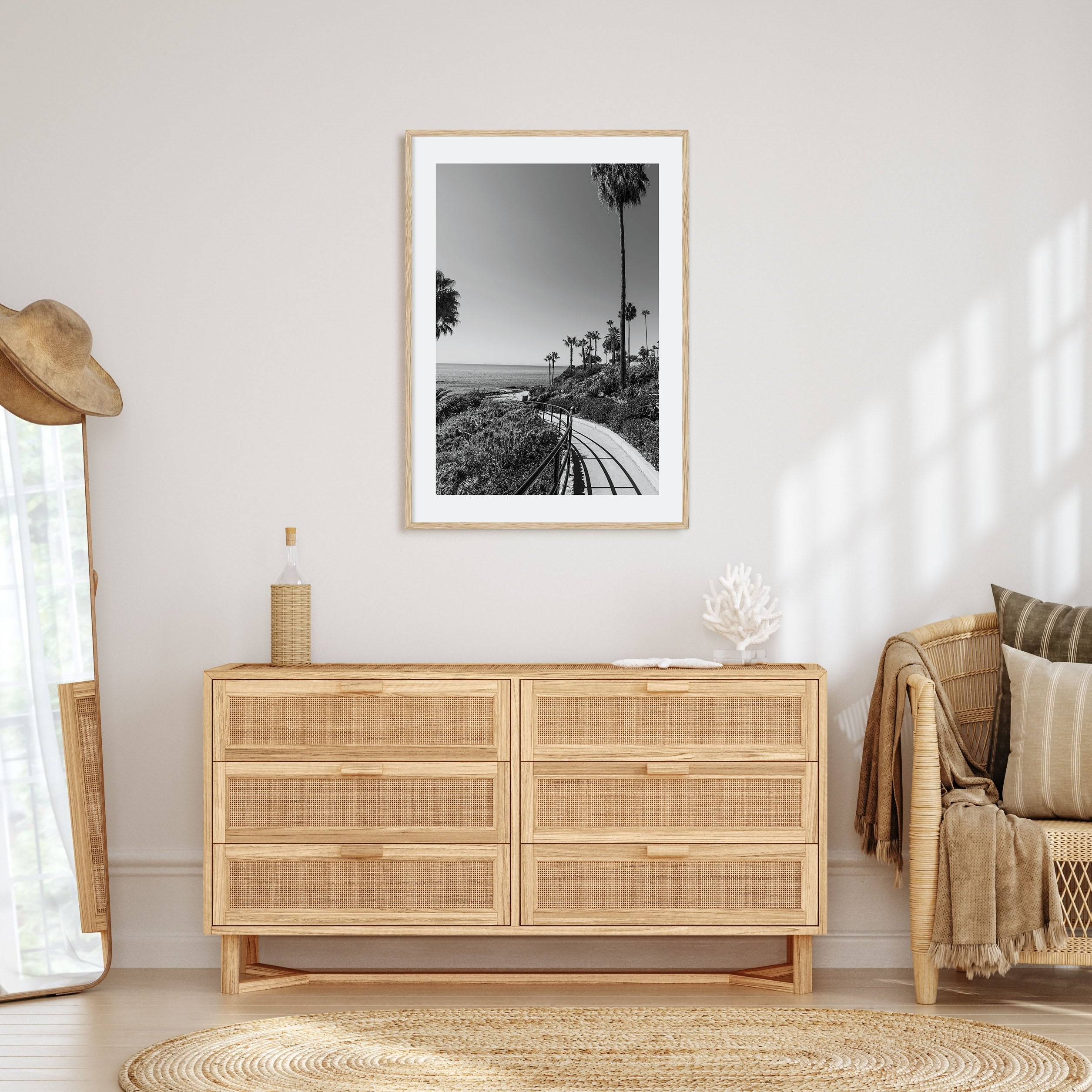 Orange County Photo B&W No 1 Poster
