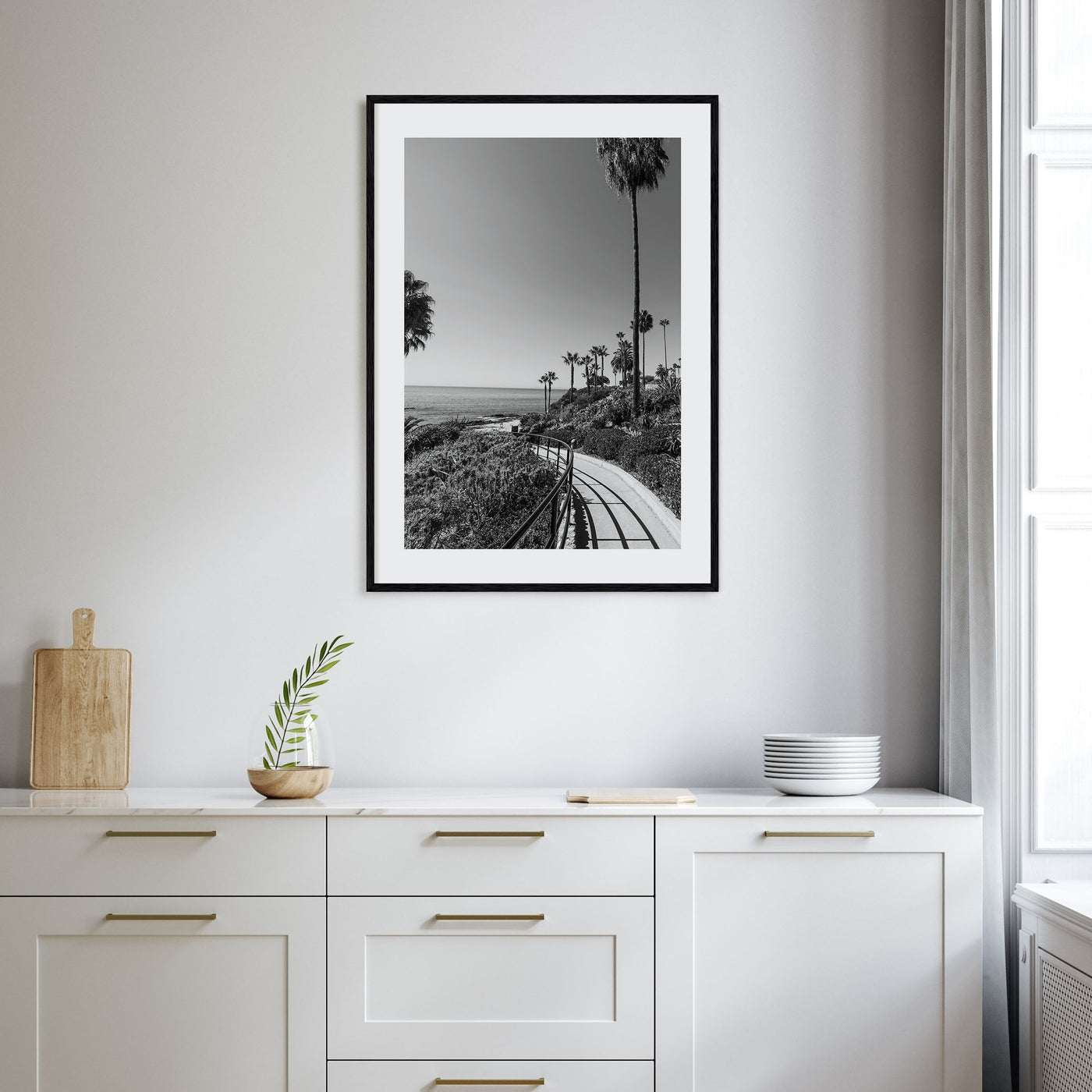 Orange County Photo B&W No 1 Poster