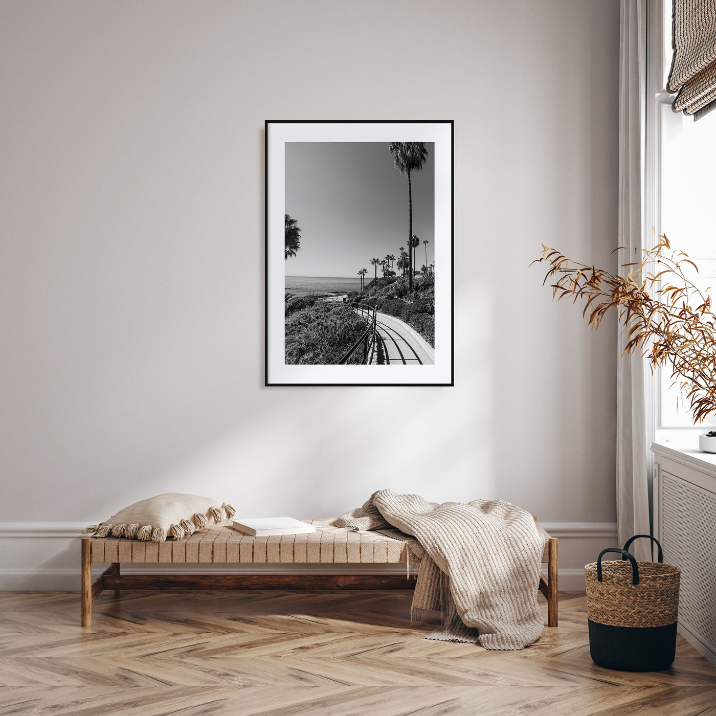 Orange County Photo B&W No 1 Poster
