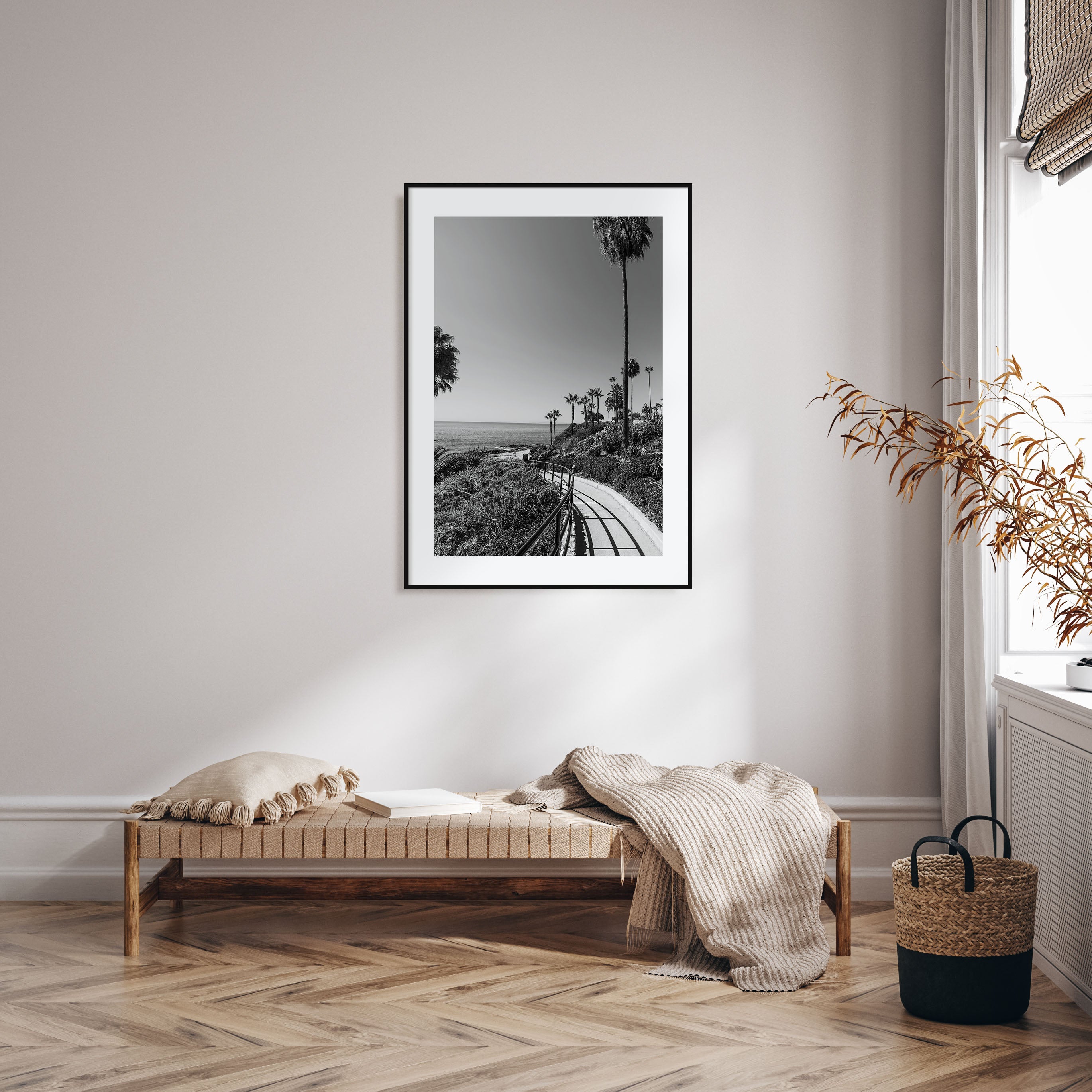 Orange County Photo B&W No 1 Poster