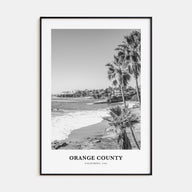 Orange County Portrait B&W Poster
