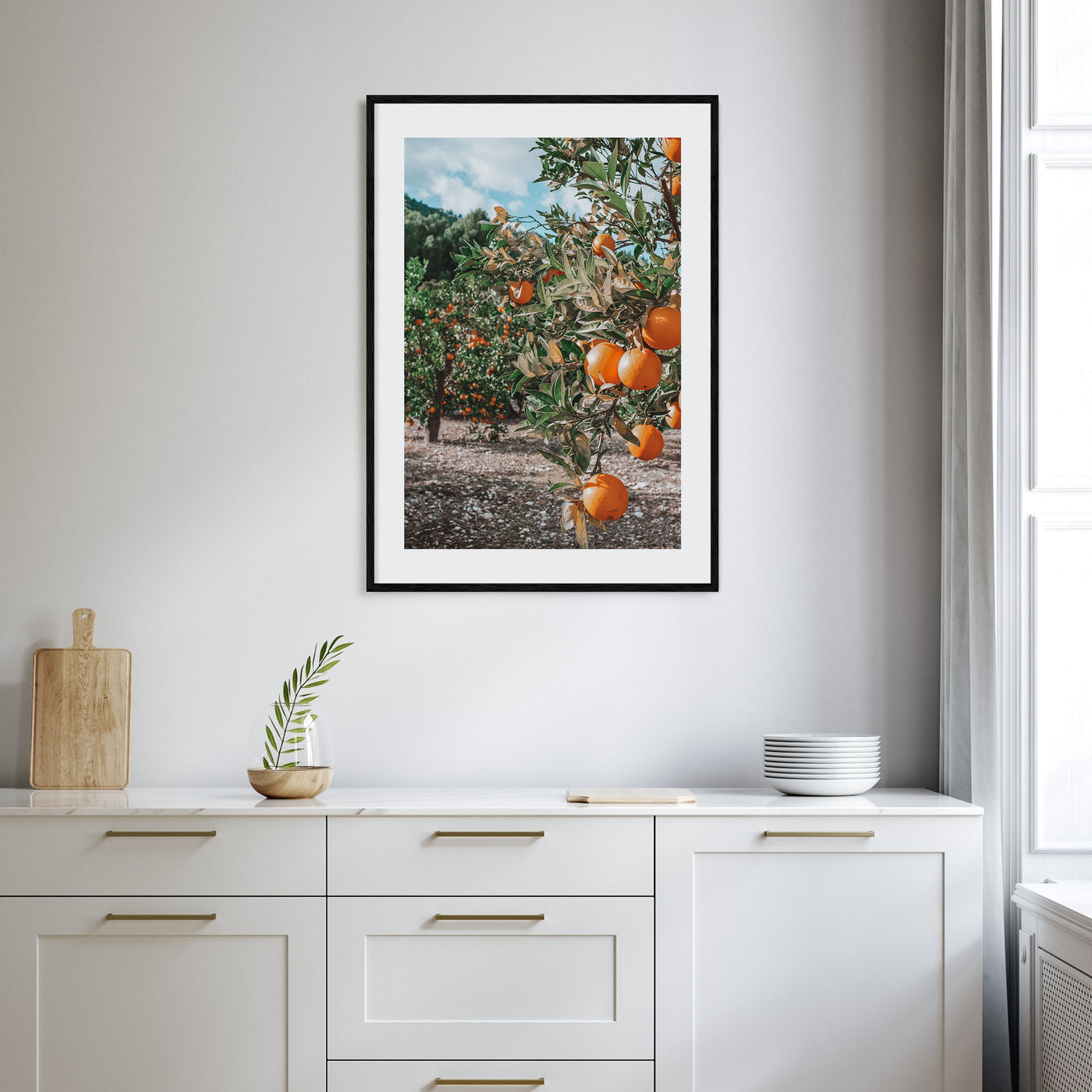 Orange Tree Photo Color No 1 Poster