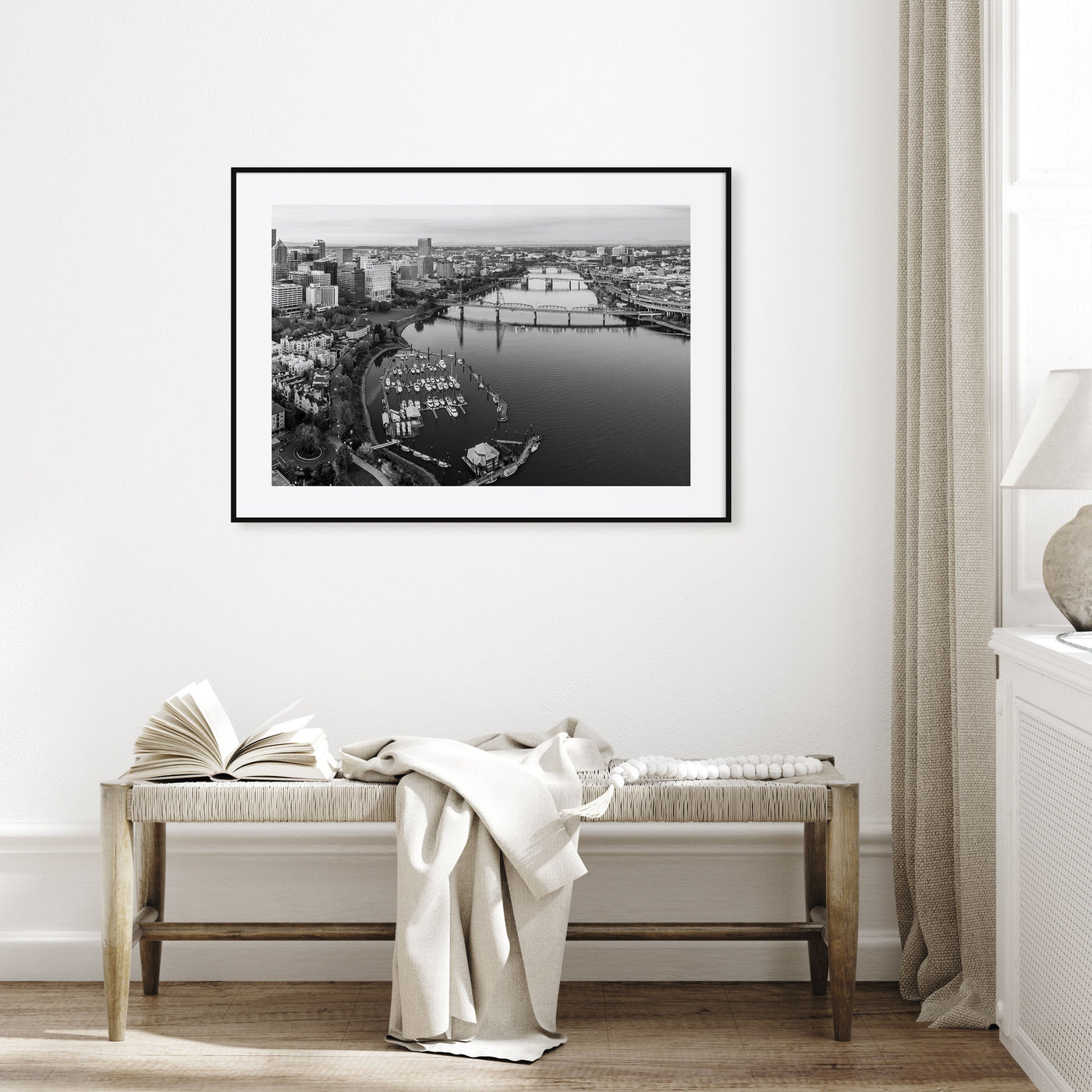 Oregon Landscape B&W Poster