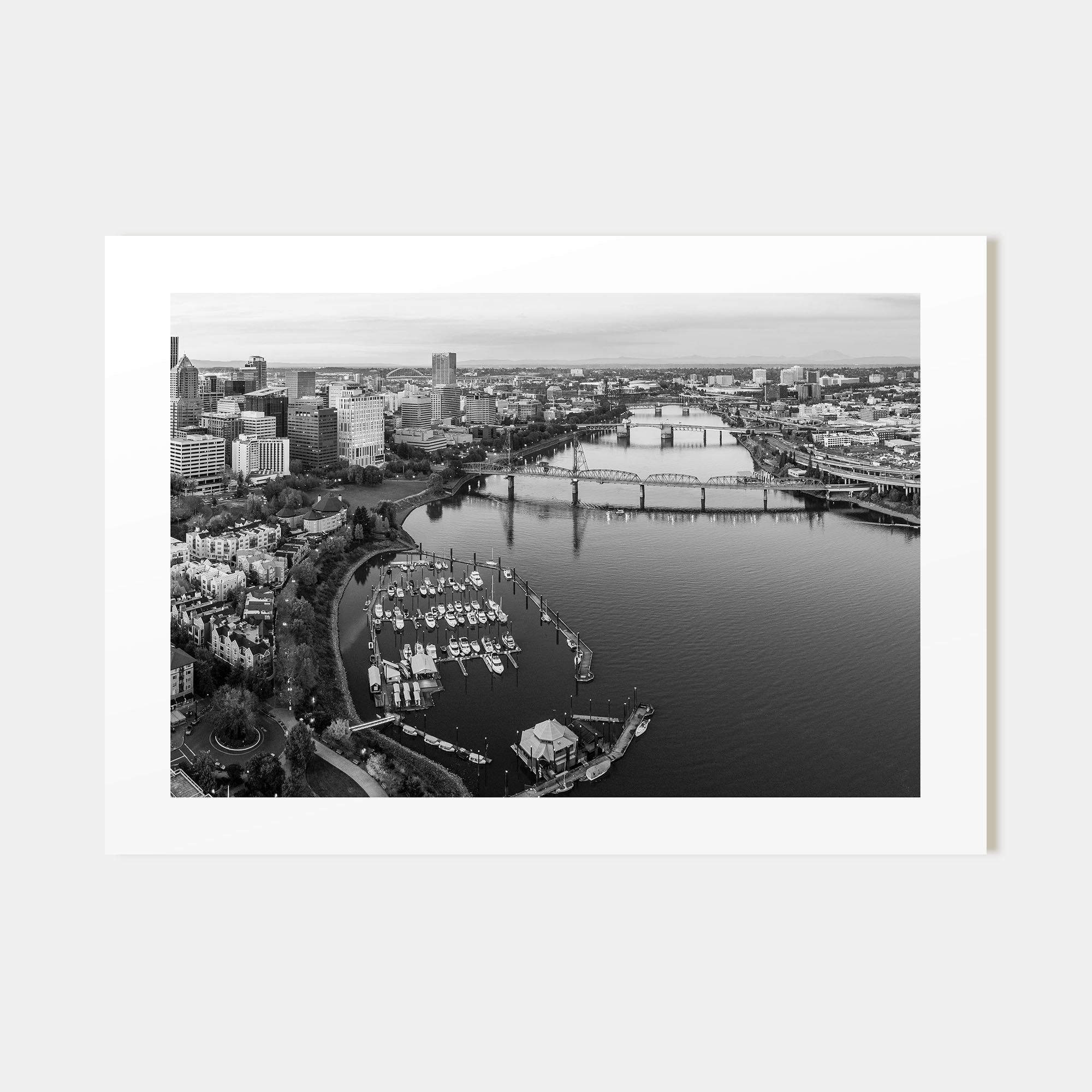 Oregon Landscape B&W Poster