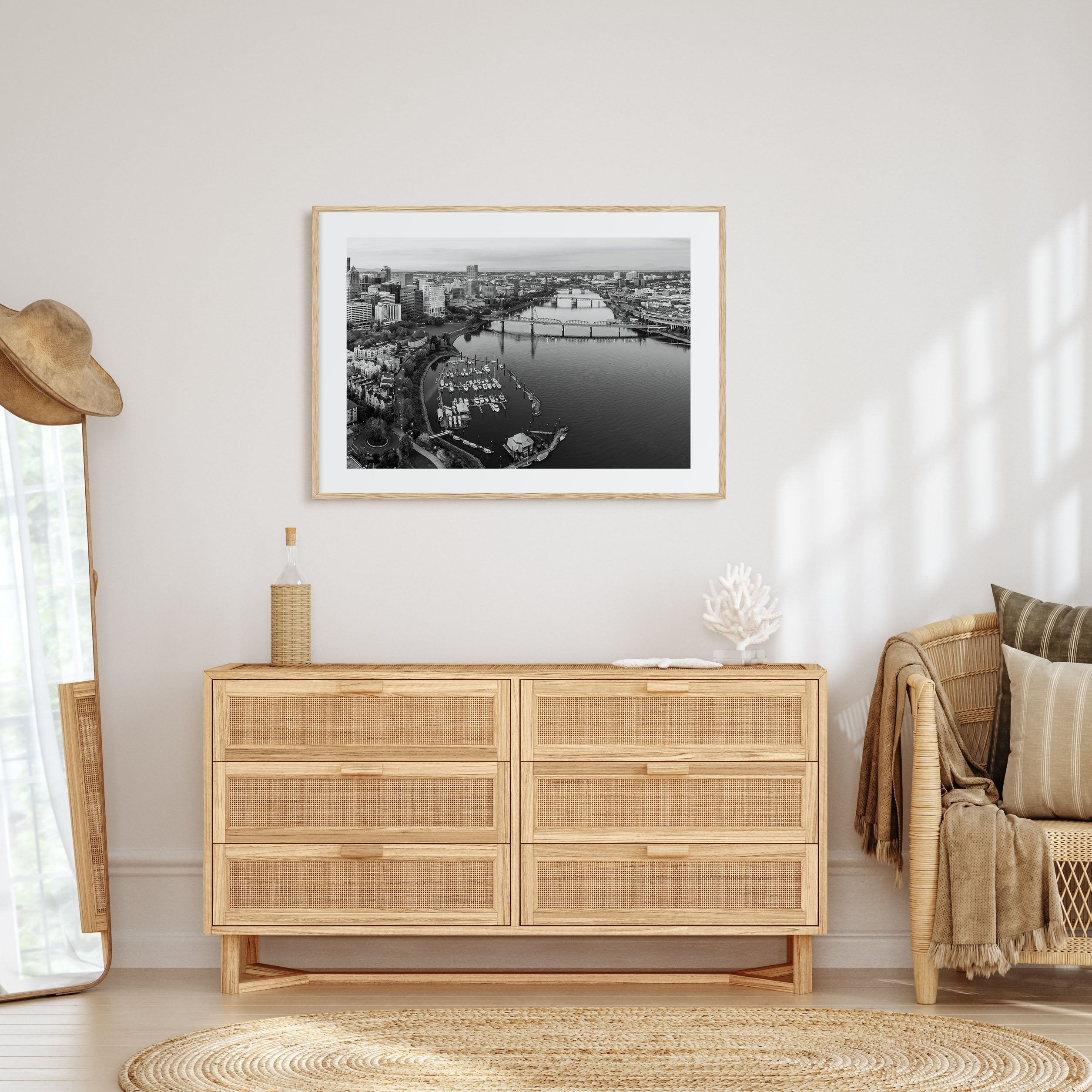 Oregon Landscape B&W Poster