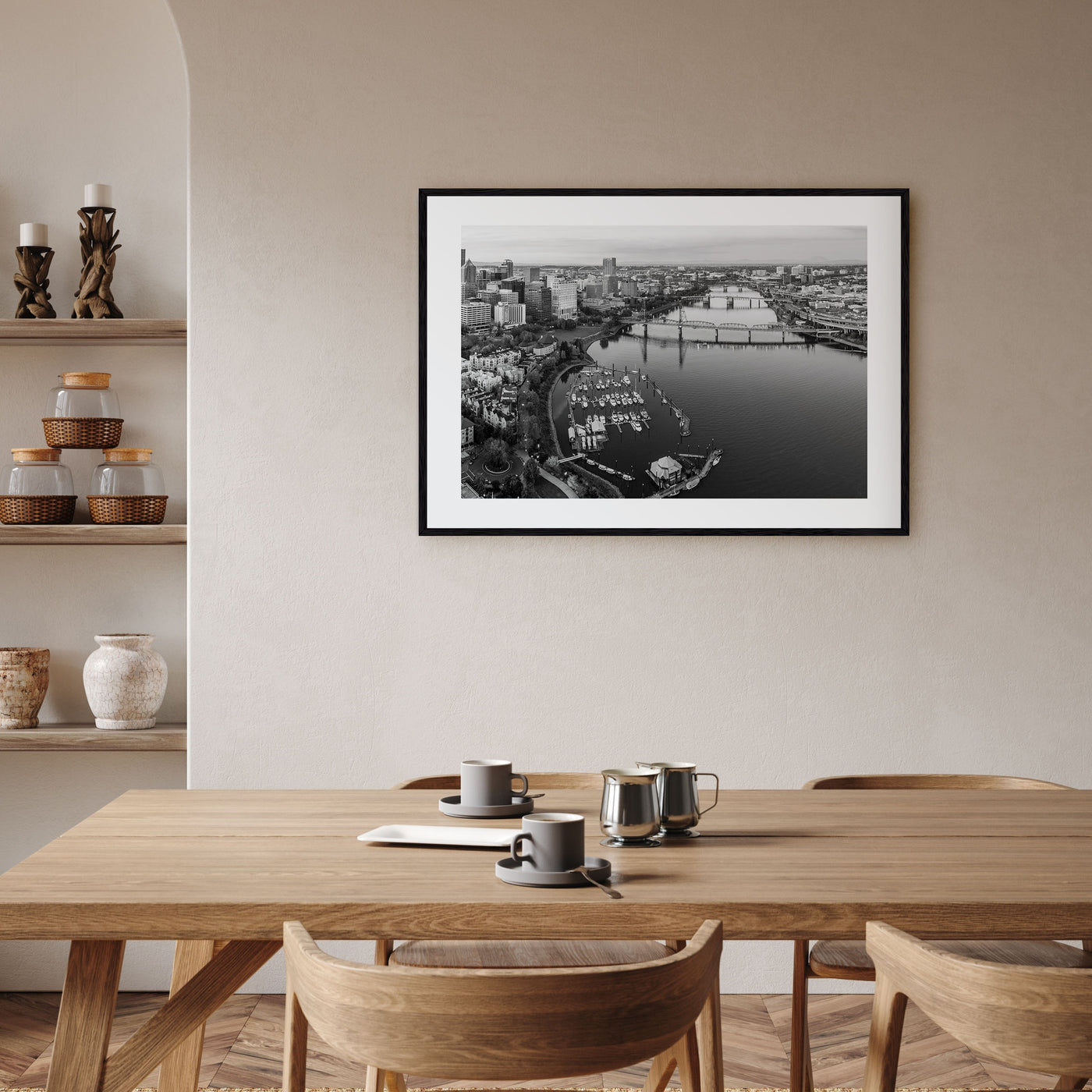 Oregon Landscape B&W Poster