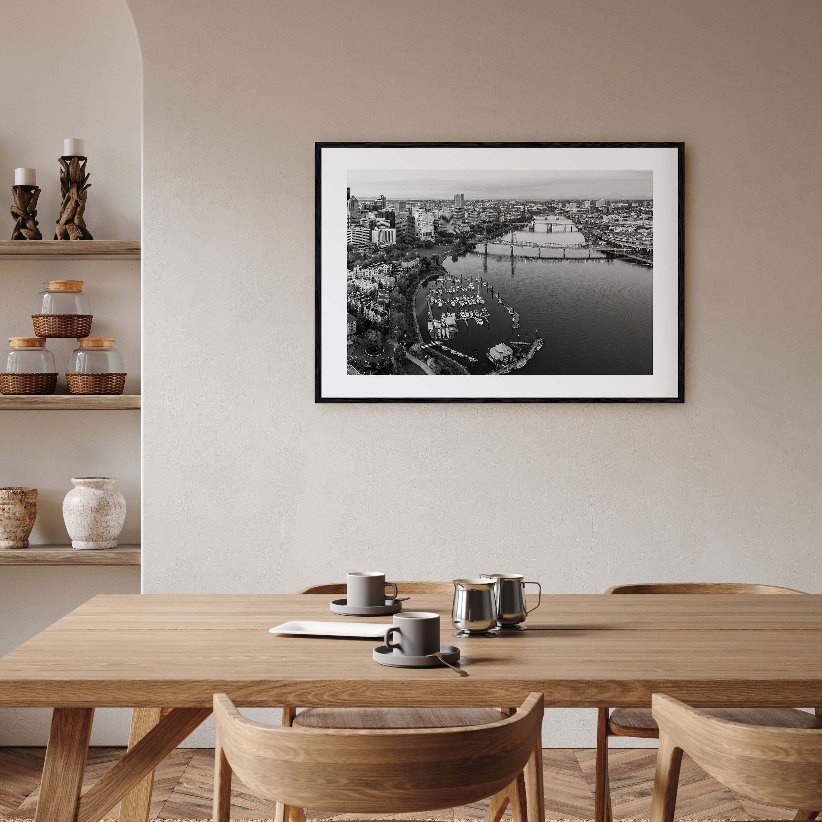 Oregon Landscape B&W Poster