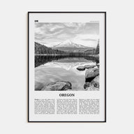 Oregon Travel B&W No 2 Poster