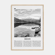 Oregon Travel B&W No 2 Poster