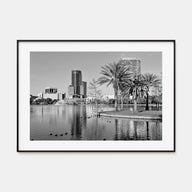 Orlando Landscape B&W Poster