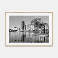 Orlando Landscape B&W Poster