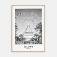 Orlando Portrait B&W No 2 Poster