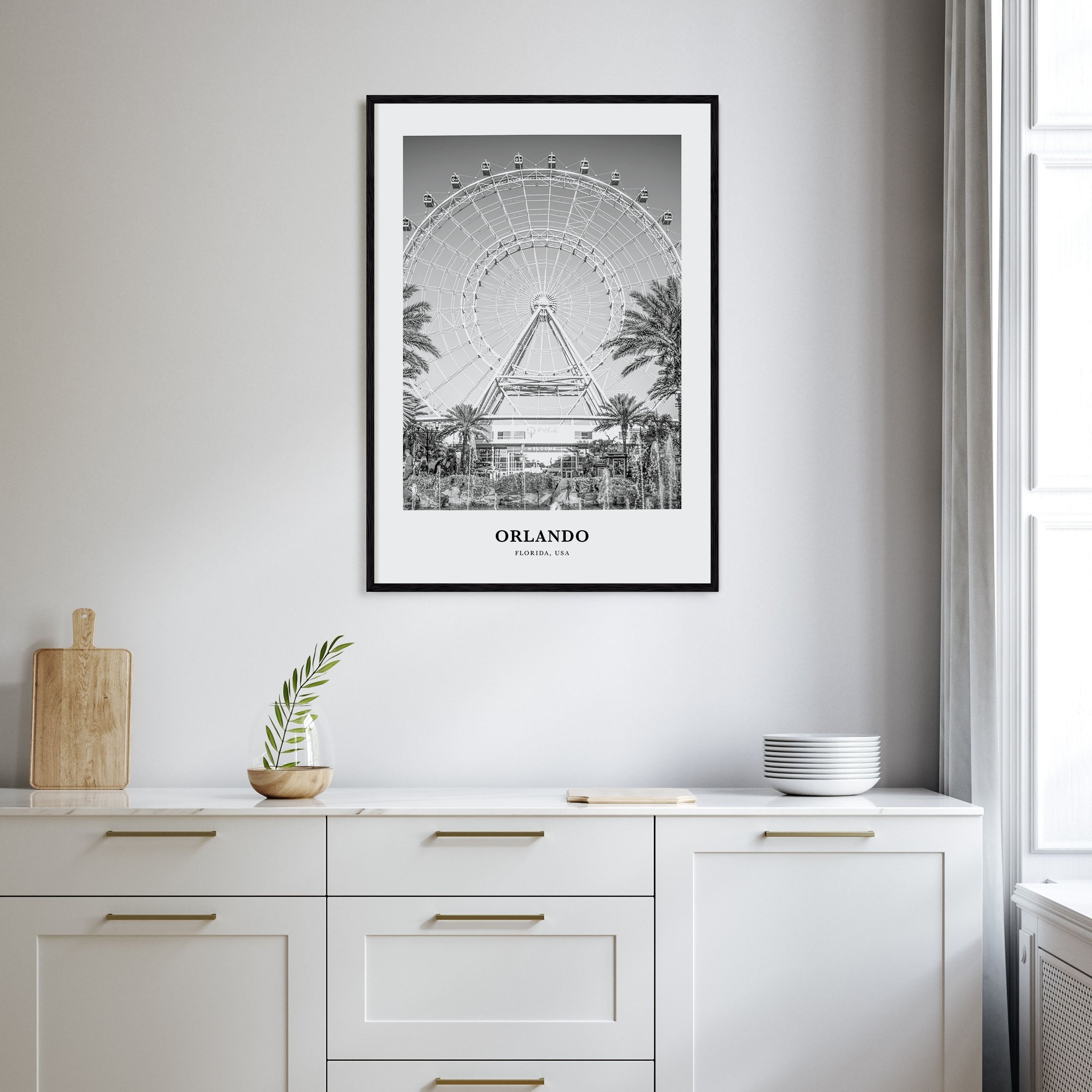 Orlando Portrait B&W No 2 Poster