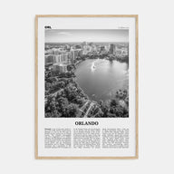 Orlando Travel B&W No 1 Poster