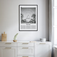 Orlando Travel B&W No 2 Poster