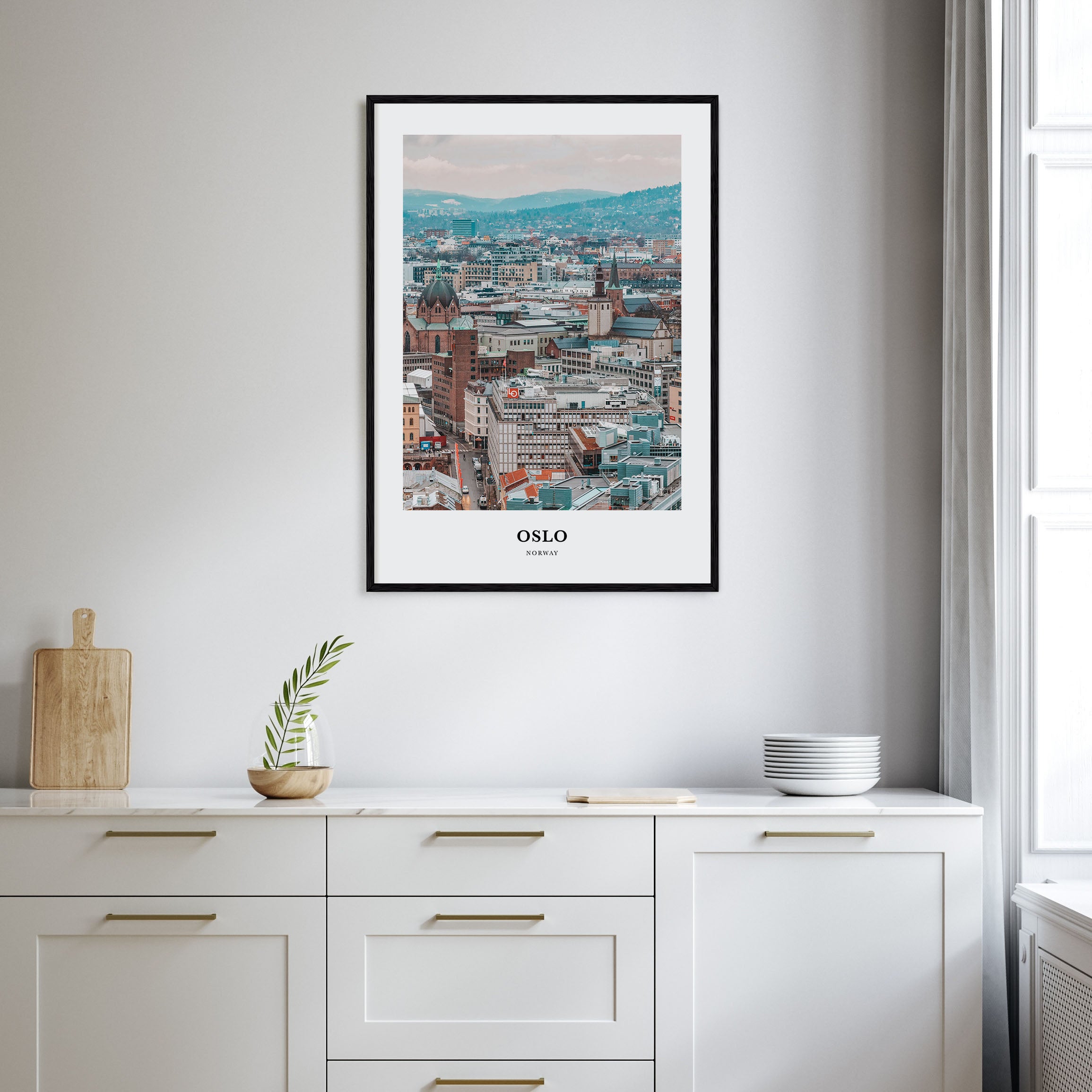 Oslo Portrait Color Poster