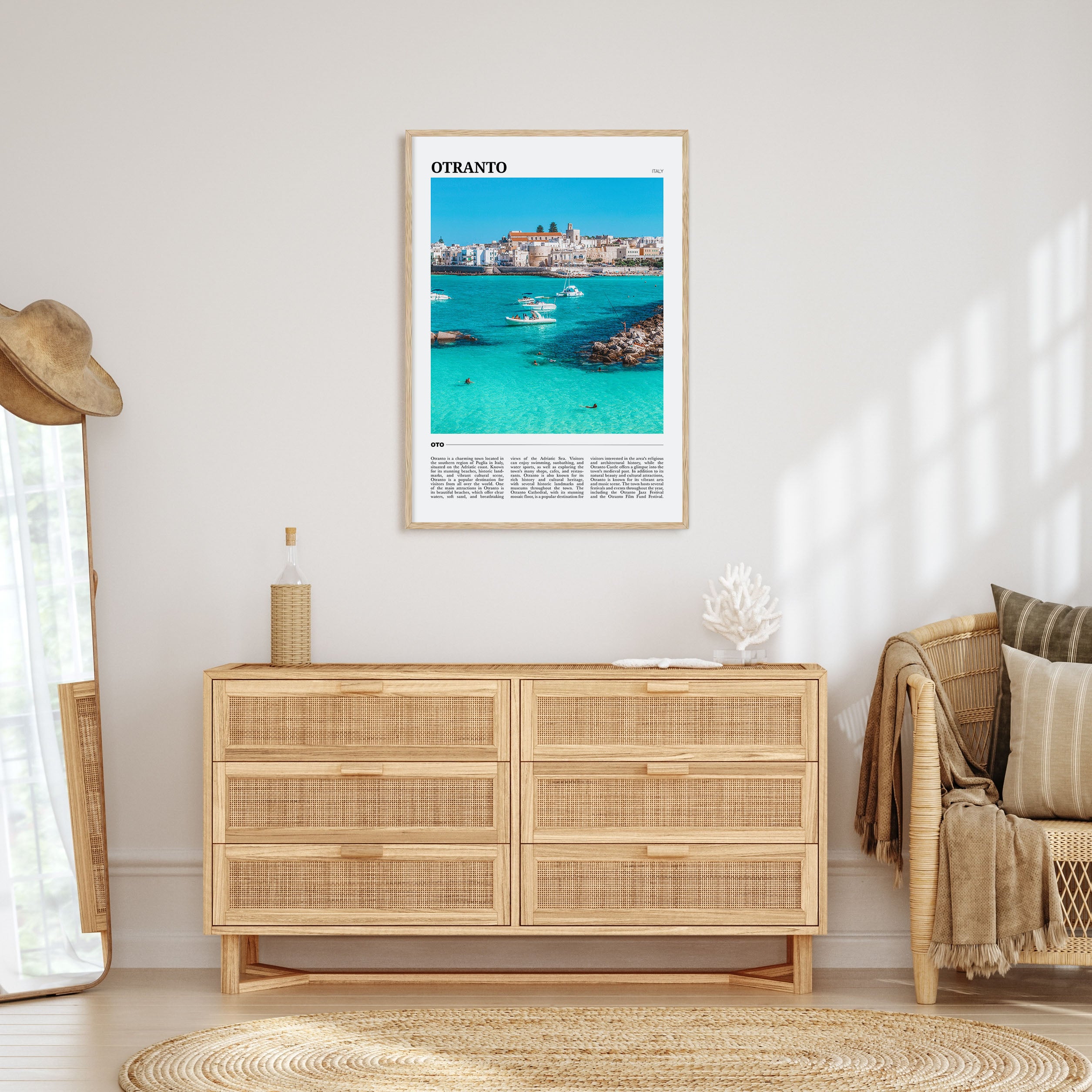 Otranto Travel Color Poster