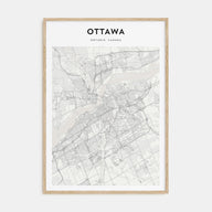 Ottawa Map Portrait Poster