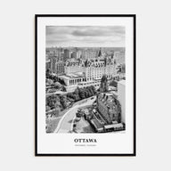 Ottawa Portrait B&W No 1 Poster
