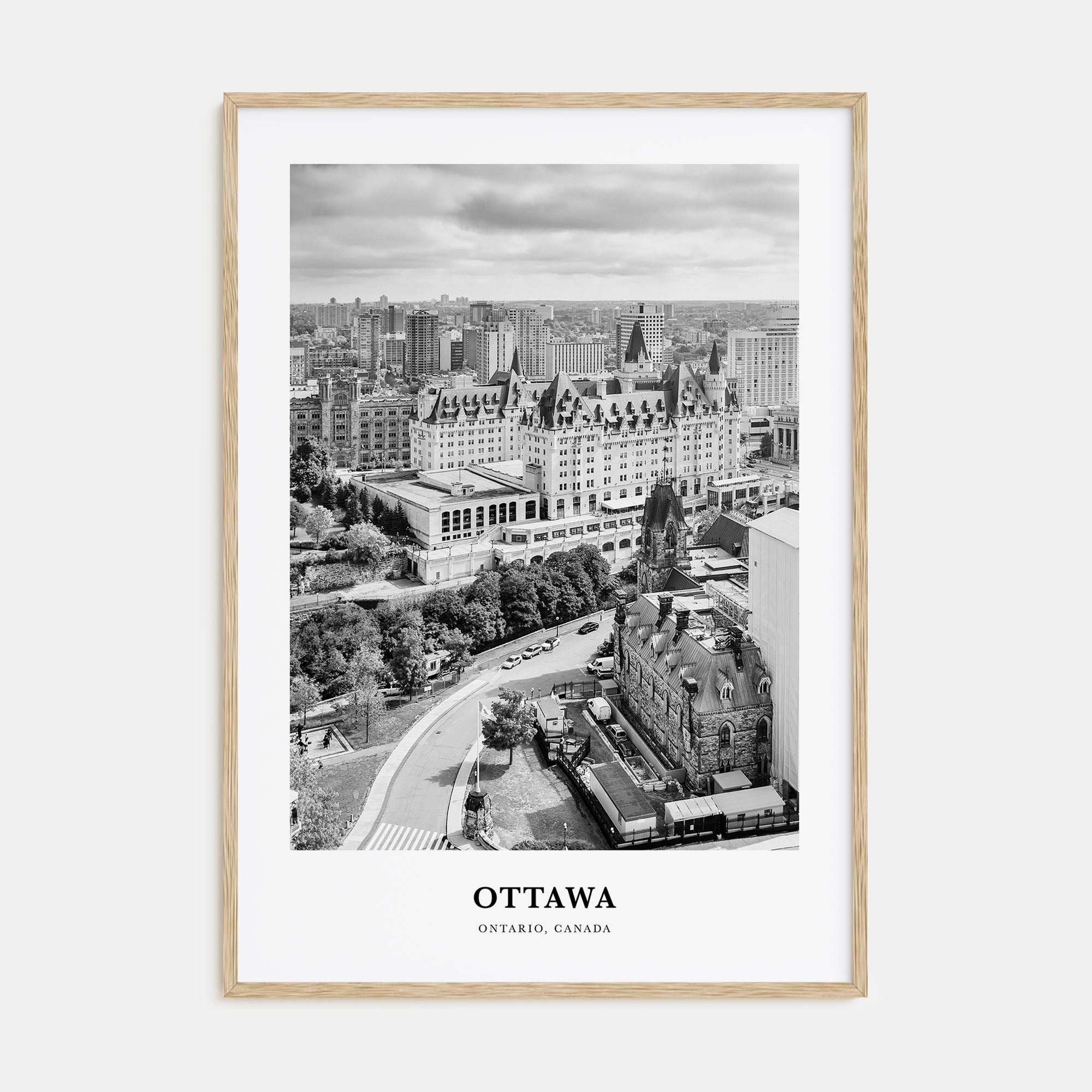Ottawa Portrait B&W No 1 Poster