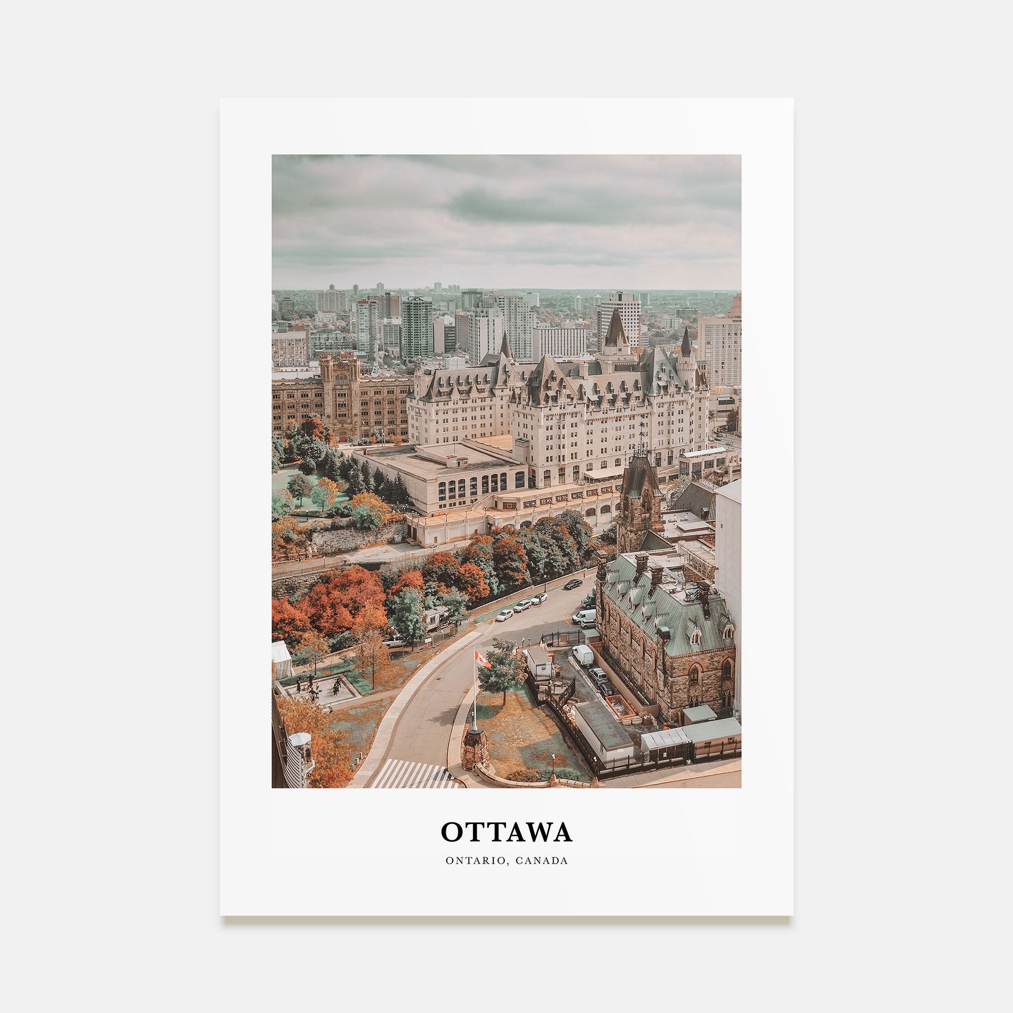 Ottawa Portrait Color Poster