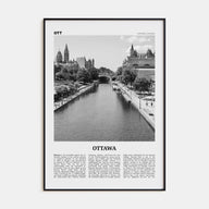 Ottawa Travel B&W No 1 Poster