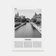 Ottawa Travel B&W No 1 Poster