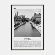 Ottawa Travel B&W No 1 Poster