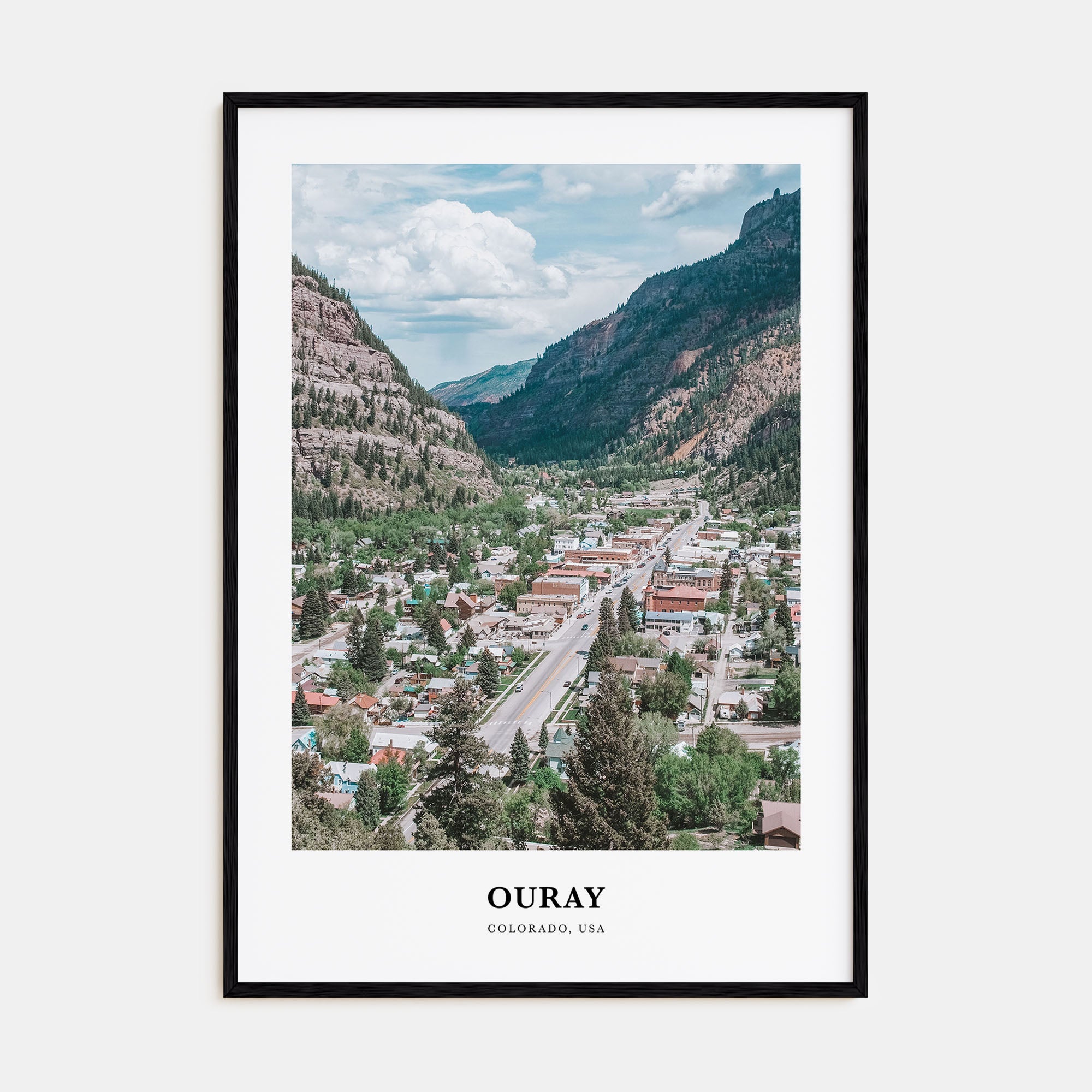 Ouray Portrait Color Poster