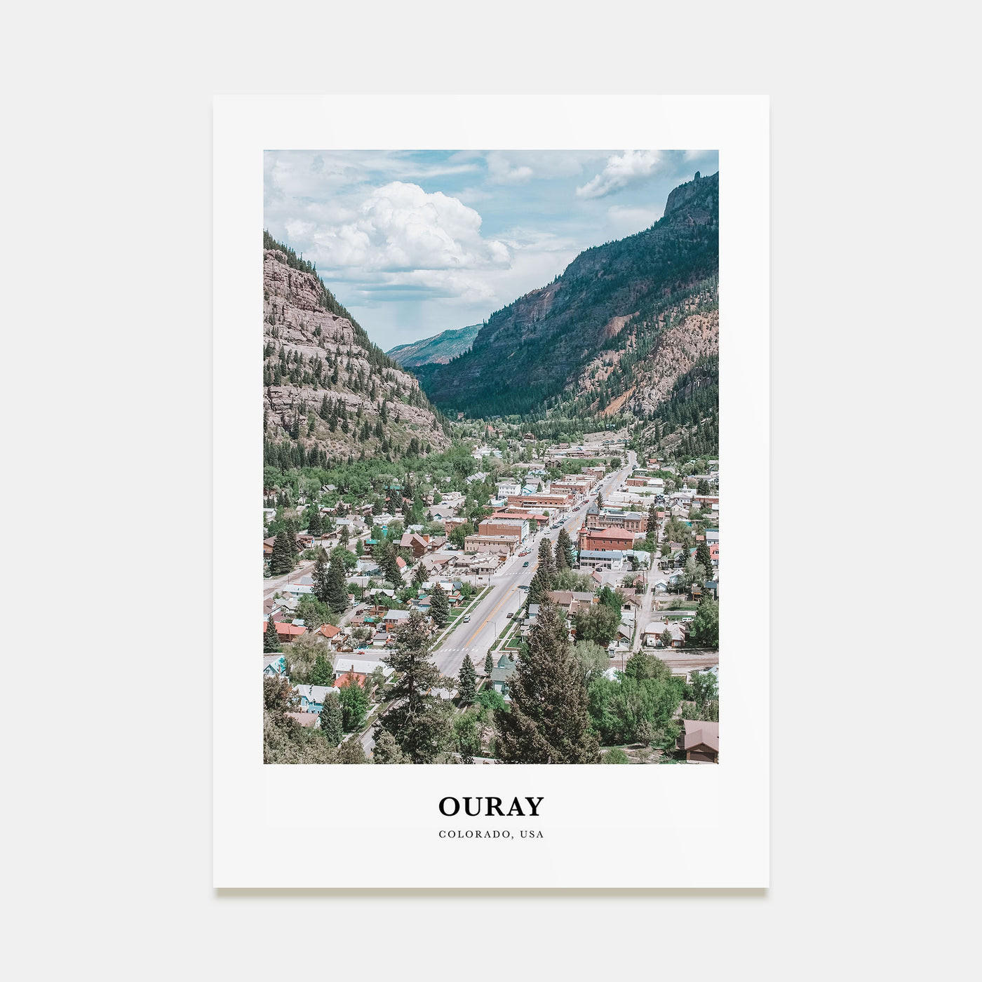 Ouray Portrait Color Poster