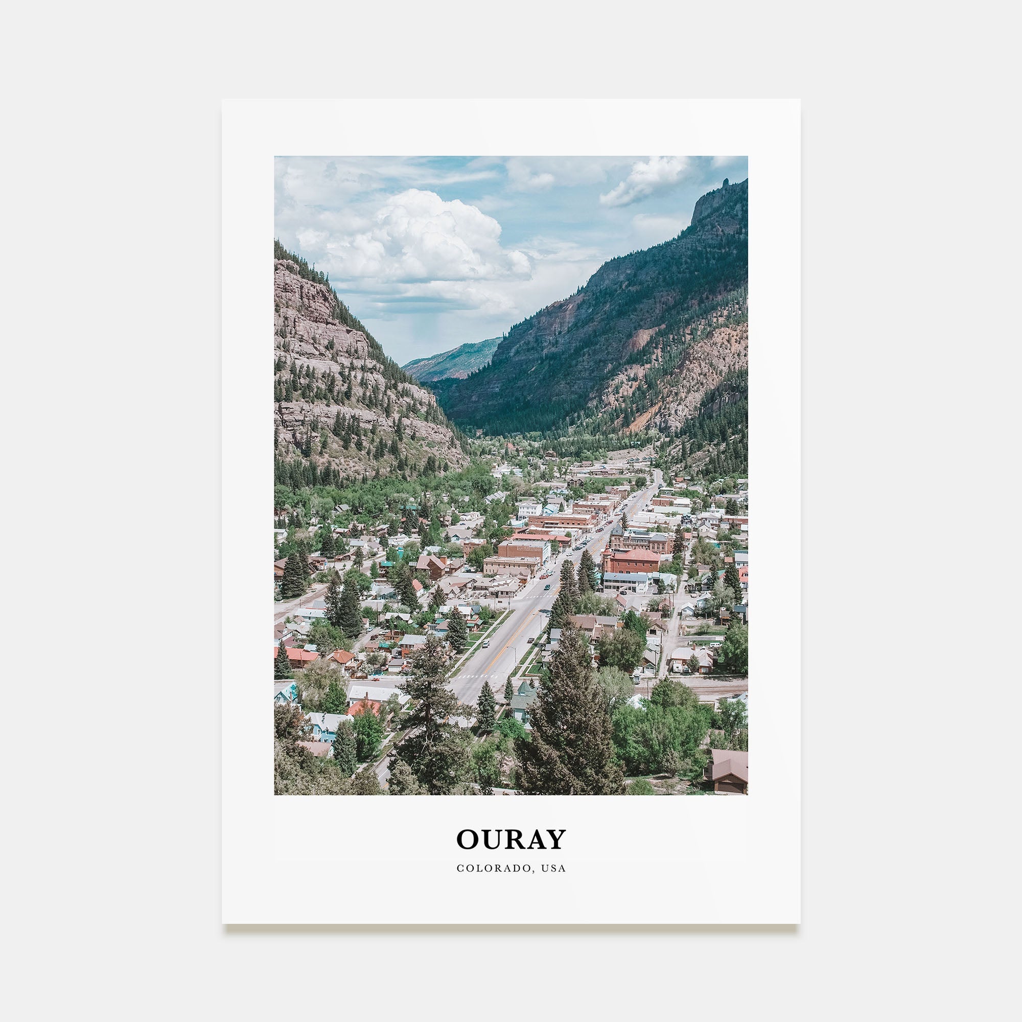 Ouray Portrait Color Poster