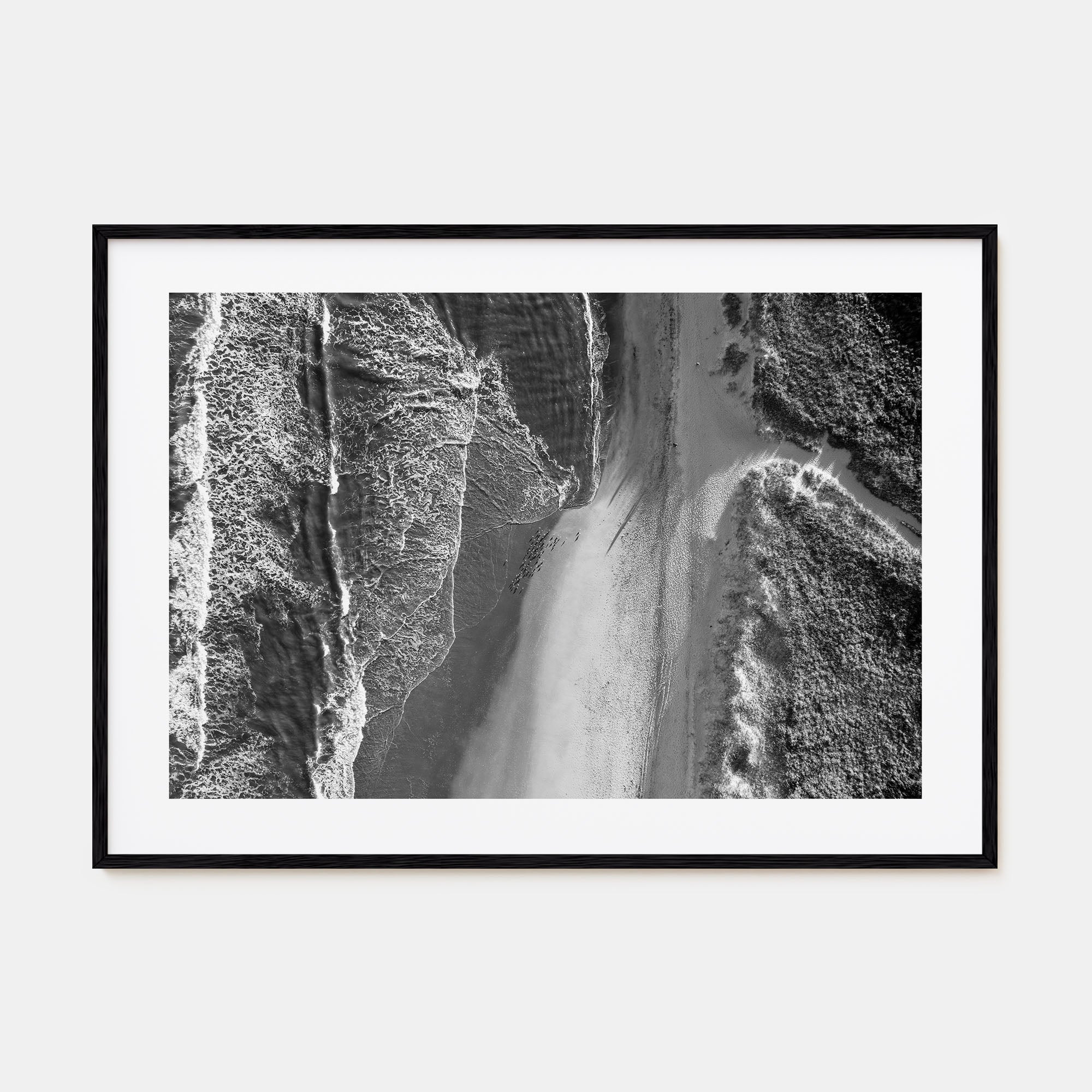 Outer Banks Landscape B&W Poster