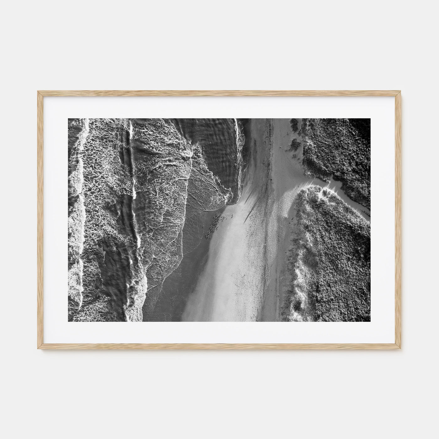 Outer Banks Landscape B&W Poster