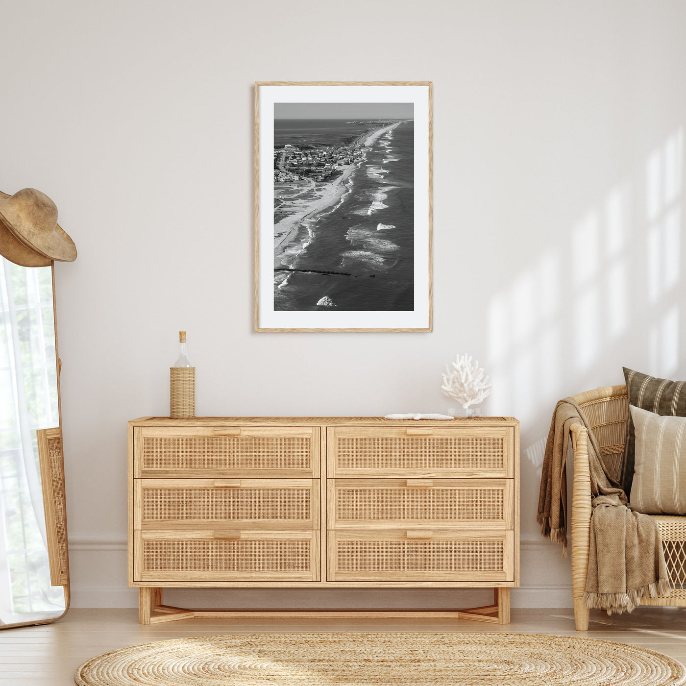 Outer Banks Photo B&W Poster