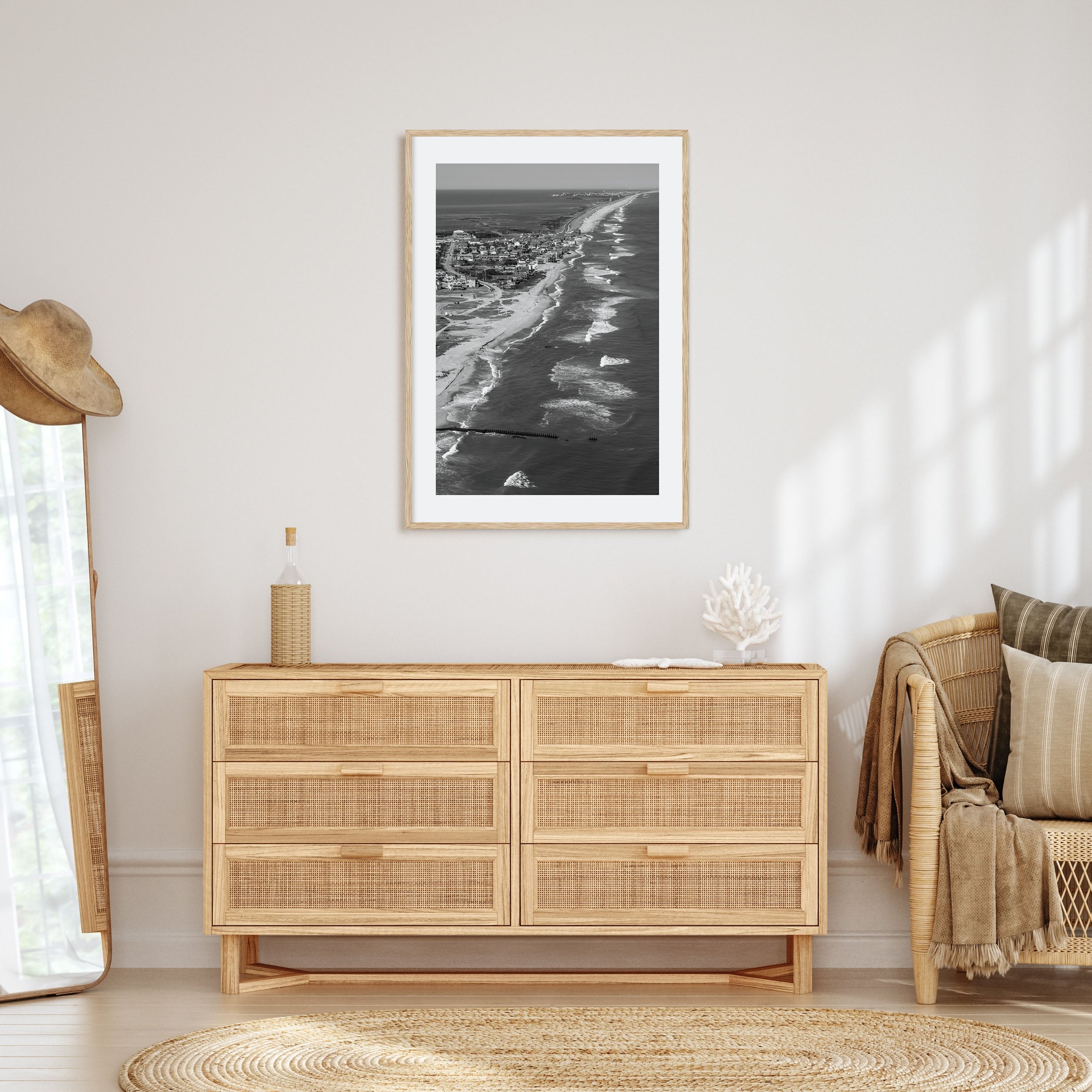 Outer Banks Photo B&W Poster