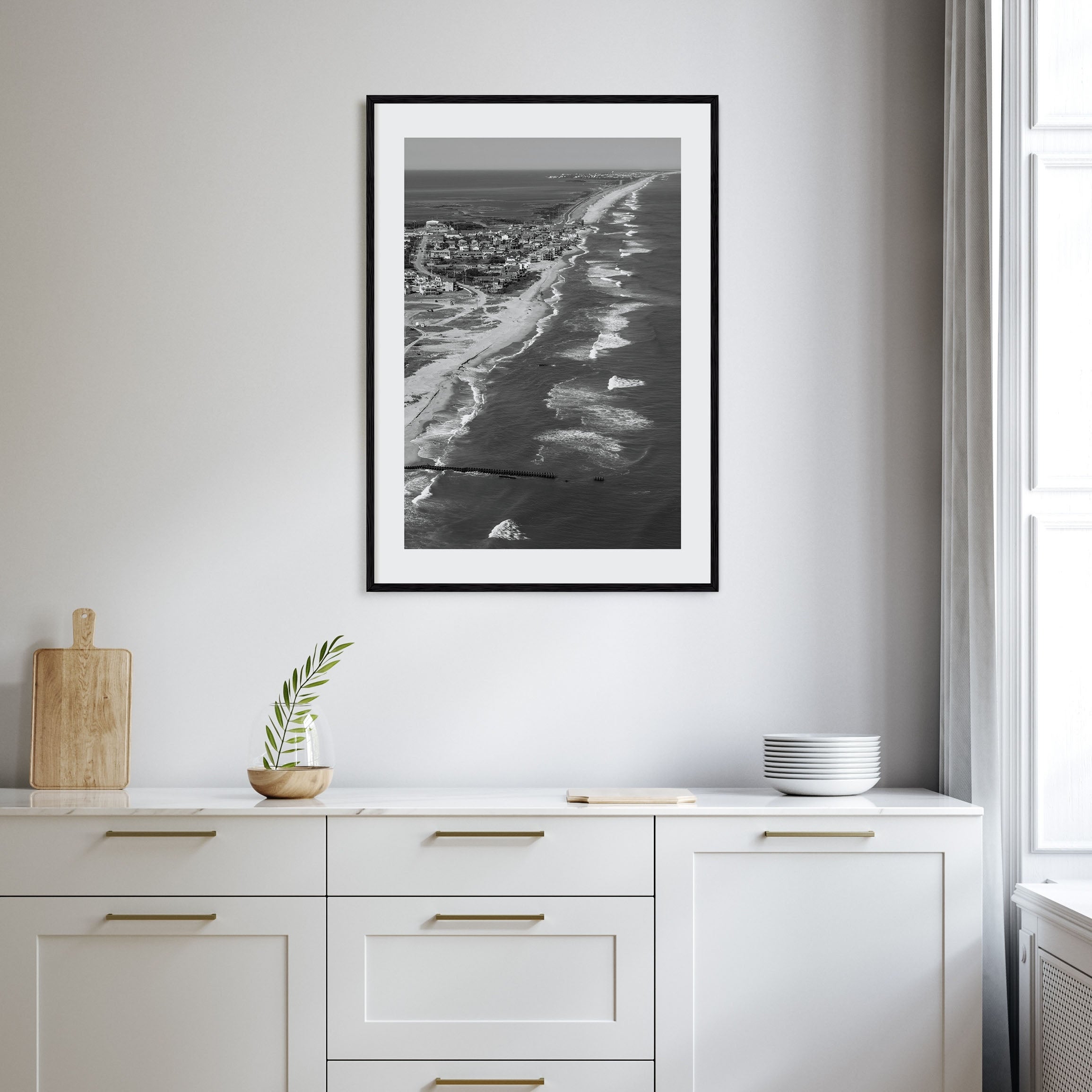 Outer Banks Photo B&W Poster